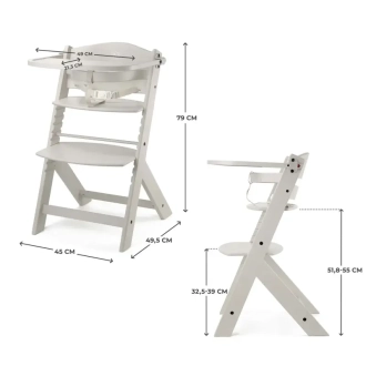 Стільчик для годування Kinderkraft Enock Beige/Бежевий - Фото 3