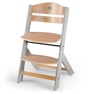 Стульчик для кормления Kinderkraft Enock Gray Wood/Серый - Фото 4