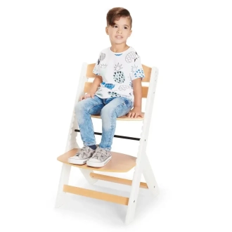 Стульчик для кормления Kinderkraft Enock Gray Wood/Серый - Фото 5