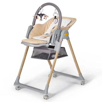 Стульчик для кормления Kinderkraft Lastree Beige Wood Бежевый - Фото 6