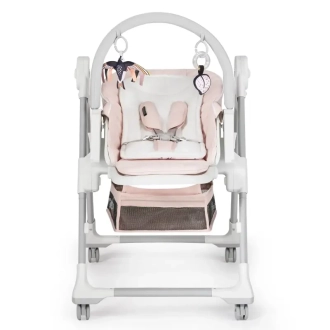 Стульчик для кормления Kinderkraft Lastree Pink/Розовый - Фото 1