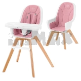 Стільчик для годування Kinderkraft Tixi Pink/Рожевий