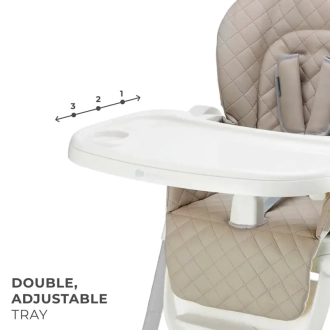 Стульчик для кормления Kinderkraft Tulo Beige/Бежевый - Фото 1