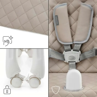 Стульчик для кормления Kinderkraft Tulo Beige/Бежевый - Фото 2