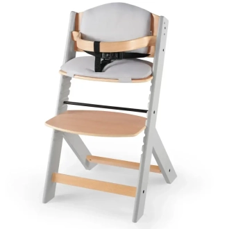 Стульчик для кормления с подушкой Kinderkraft Enock Gray Wood Серый - Фото 6
