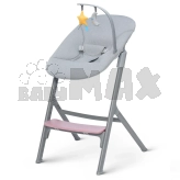 Стільчик для годування з шезлонгом Kinderkraft Livy Calmee Aster Pink/Рожевий