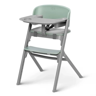 Стільчик для годування з шезлонгом Kinderkraft Livy Calmee Olive Green/Оливковий - Фото 6