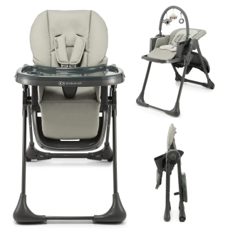 Стульчик для кормления Kinderkraft Tummie Grey/Серый - Фото 1