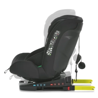 Автокрісло El Camino ME 1205 i-JOY 40–150 см ISOFIX Black/Чорний - Фото 6
