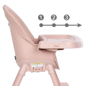 Стульчик для кормления Kidwell Eatan Pink/Розовый - Фото 4