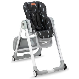 Стільчик для годування MoMi LUXURIA Black/Чорний - Фото 4