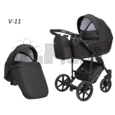 Коляска 2 в 1 Angelina Velio V-11 Черный