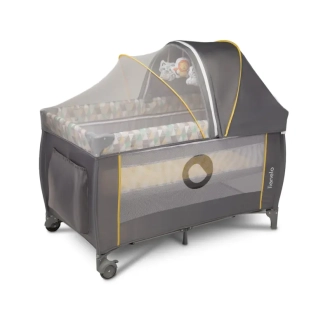 Манеж Lionelo Sven Plus Yellow Scandi/Сиро-желтый - Фото 2