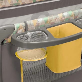 Манеж Lionelo Sven Plus Yellow Scandi/Сиро-желтый - Фото 5