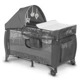 Манеж Lionelo Sven Plus Grey Concrete/Графитный