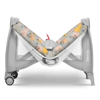 Манеж Lionelo Stefi Plus Pink Yellow/Сиро-желтый - Фото 2