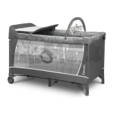 Манеж Lionelo Flower Grey Scandi/Сірий