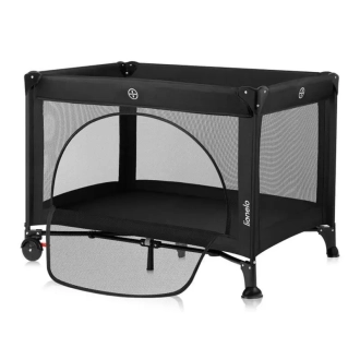 Манеж Lionelo Laura Black Carbon/Чорний - Фото 2
