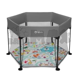 Манеж Lionelo Roel Grey Multicolor/Серый
