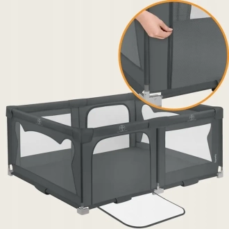 Манеж Lionelo Florence Easy Fold Grey Graphite/Графитовый - Фото 1