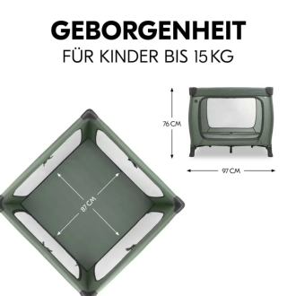 Манеж Hauck Sleep N Play SQ Dark Green/Зеленый - Фото 5