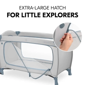 Манеж Hauck Sleep N Play Go Plus Dusty Blue/ Серо-голубой - Фото 3