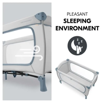 Манеж Hauck Sleep N Play Go Plus Dusty Blue/ Серо-голубой - Фото 5