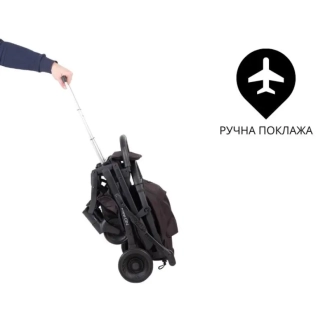 Коляска прогулочная FreeON Diamond Black/Черный - Фото 4