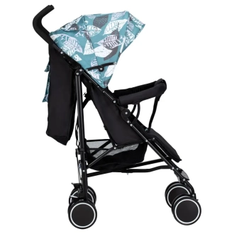 Коляска прогулочная FreeON Simple Black/Green/Бирюзовый - Фото 1