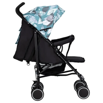 Коляска прогулочная FreeON Simple Black/Green/Бирюзовый - Фото 2