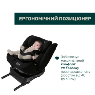Автокресло 40–150 см Chicco Unico Evo i-Size Черный - Фото 1