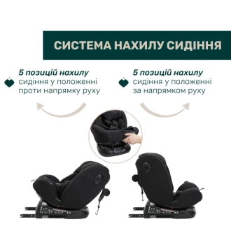 Автокресло 40–150 см Chicco Unico Evo i-Size Черный - Фото 4