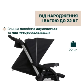 Коляска 2 в 1 Chicco Activ3 Чорний - Фото 5