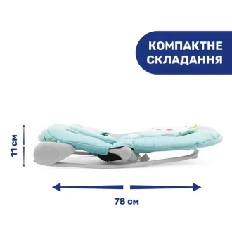 Кресло качалка Chicco Balloon Бирюзовый - Фото 3