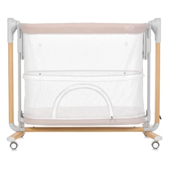 Кроватка приставная манеж El Camino NOA ME 1125-W Beige/Бежевый - Фото 11
