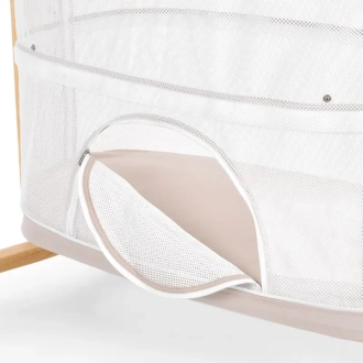 Кроватка приставная манеж El Camino NOA ME 1125-W Beige/Бежевый - Фото 3