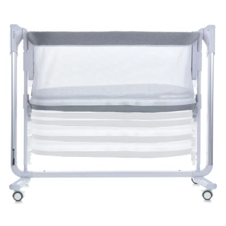 Кроватка приставная манеж El Camino NOA ME 1125-S Graphite/Графитный - Фото 10