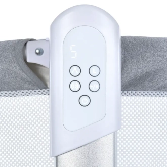 Кроватка приставная манеж El Camino NOA ME 1125-S Graphite/Графитный - Фото 1