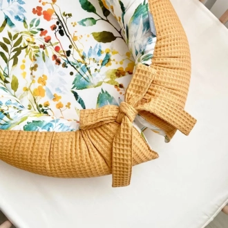 Кокон для новорожденного MSonya (Маленькая Соня) Nordic Бохо Горчица - Фото 3