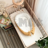 Кокон для новорожденного MSonya (Маленькая Соня) Nordic Горошки Горчица