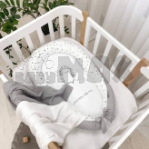 Кокон для новорожденного MSonya (Маленькая Соня) Art Design Ежик Серый