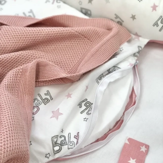 Кокон для новорожденного MSonya (Маленькая Соня) Baby Design Baby Серо-пудровый - Фото 2