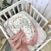 Кокон для новорожденного MSonya (Маленькая Соня) Baby Design Baby Серо-пудровый