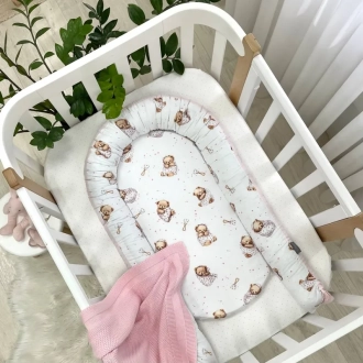 Кокон для новорожденного MSonya (Маленькая Соня) Baby Design Мишка в одеяле Белый - Фото 5