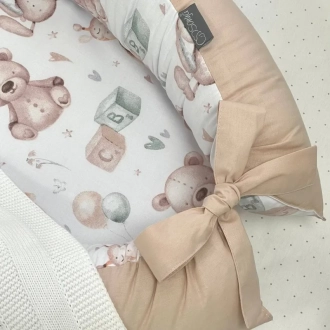 Кокон для новорожденного MSonya (Маленькая Соня) Baby Design Мягкие игрушки Бежевый - Фото 1