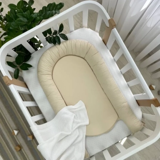 Кокон для новорожденного MSonya (Маленькая Соня) Baby Design Тедди Бежевый - Фото 1