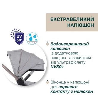 Коляска 2 в 1 Chicco Bellagio Молочный - Фото 6