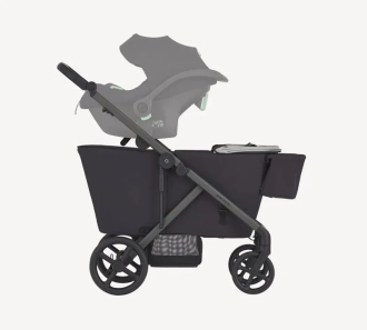 Коляска для двойни 2 в 1 Anex Modu Haze Серый - Фото 9