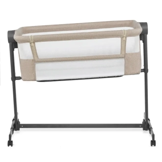 Кроватка приставная Kinderkraft Neste Up 2 Beige/Бежевый - Фото 2