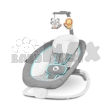 Кресло качели Lionelo Pascal Grey Scandi/Серо-бирюзовый